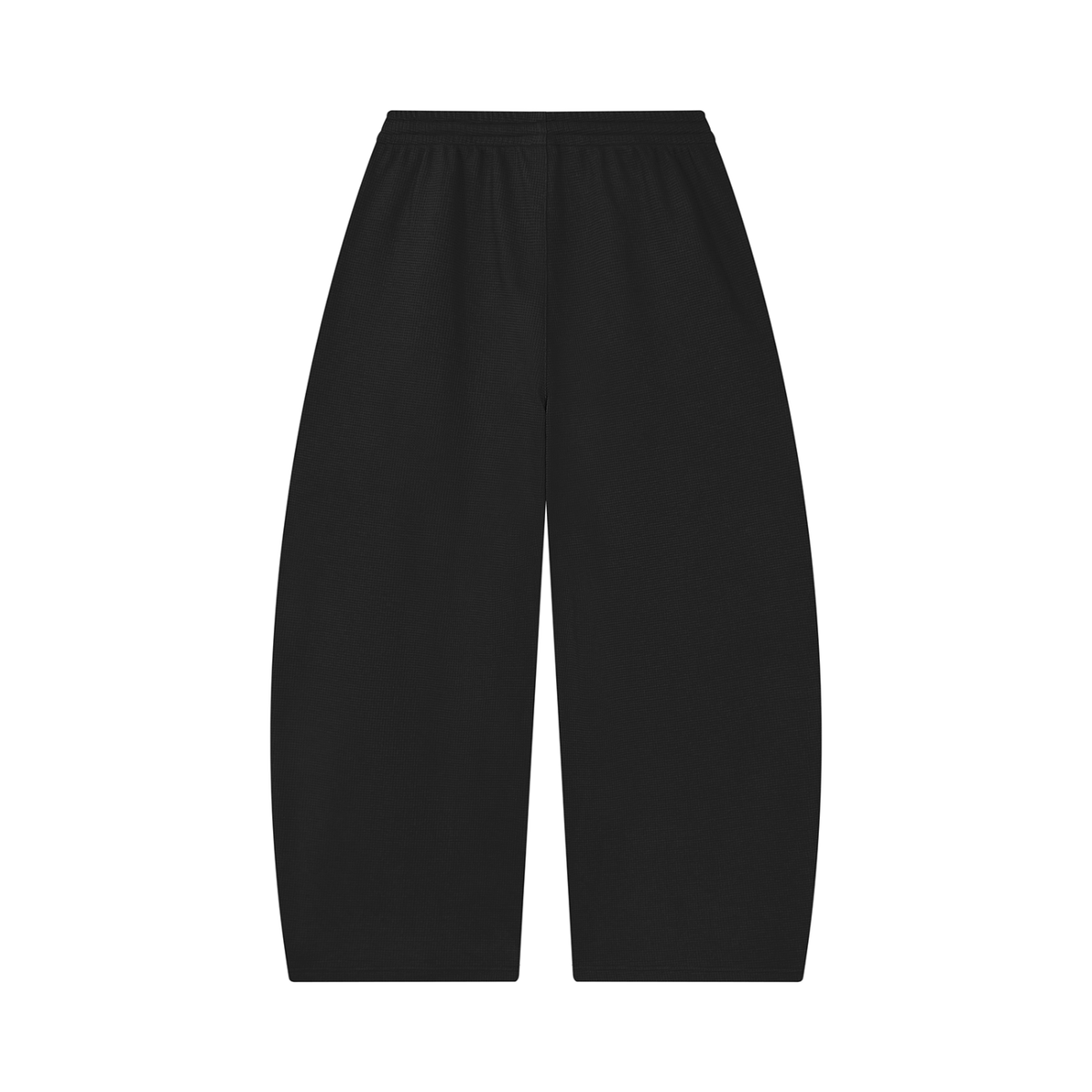 Unisex Waffle Barrel Leg Sweatpants
