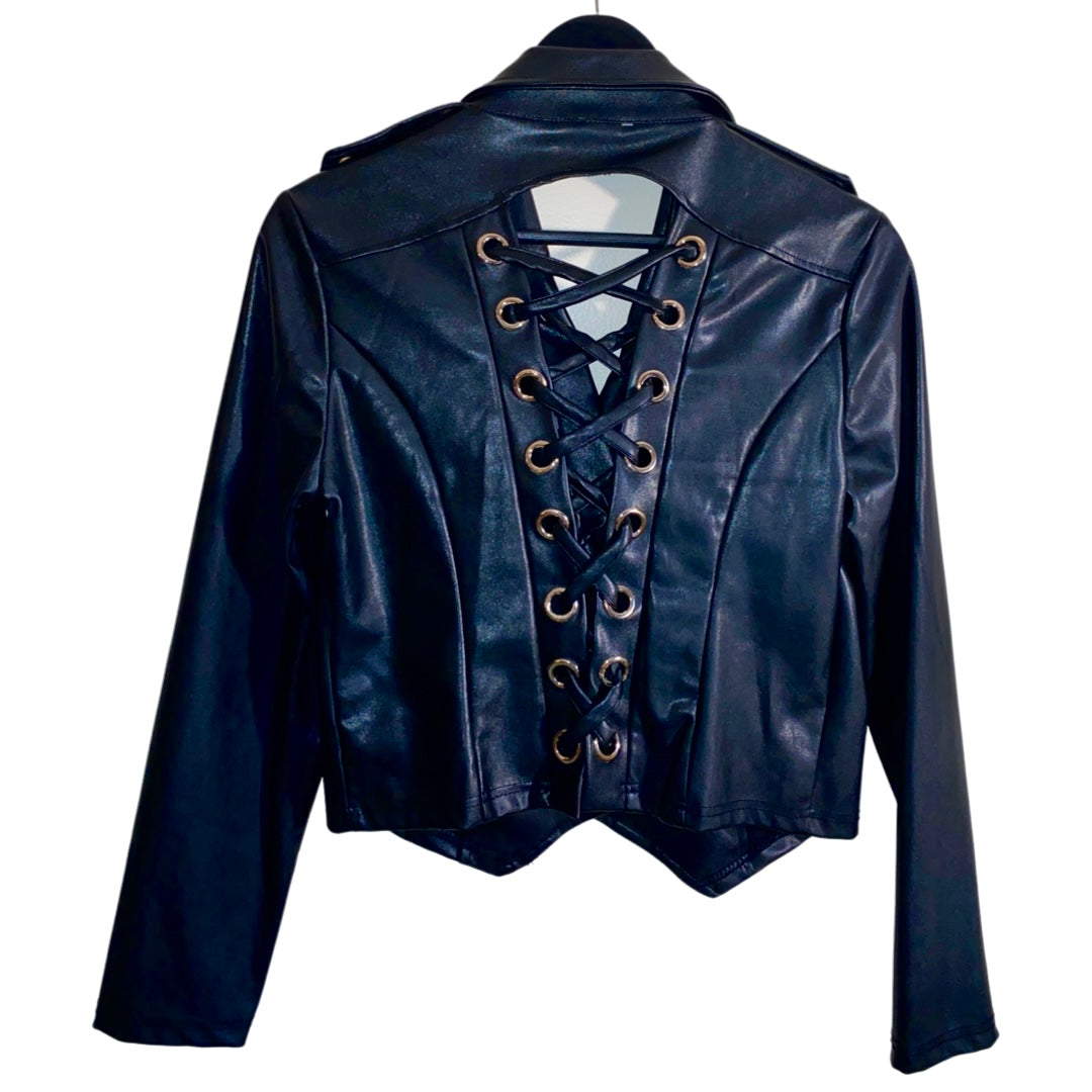 Vintage Faux Leather Jacket