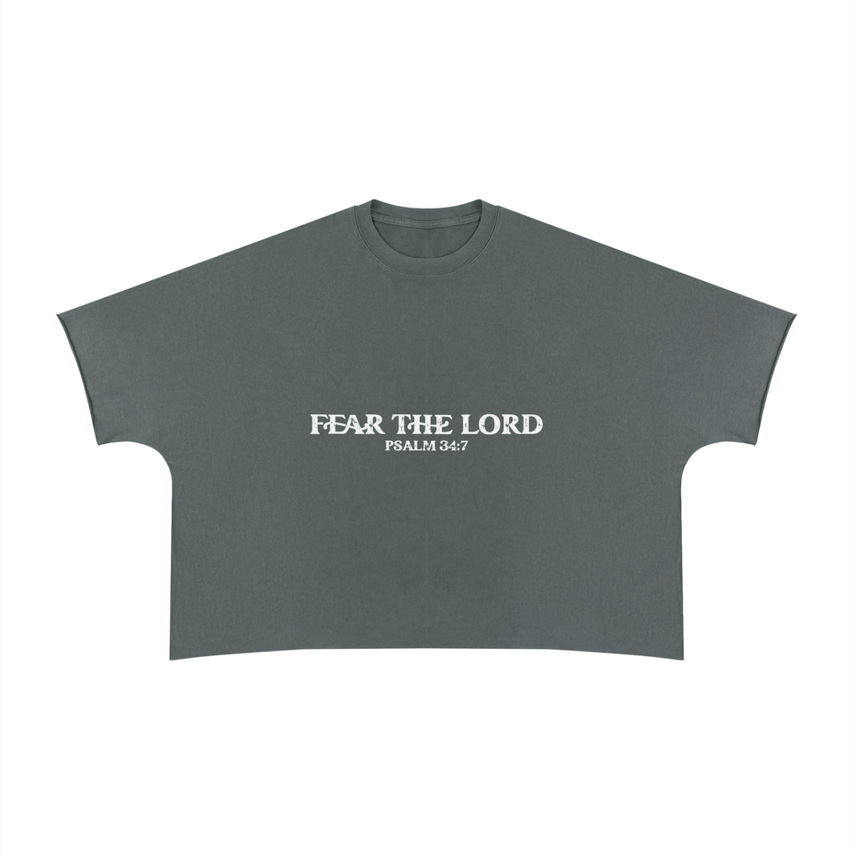 Fear the Lord Heavyweight Boxy Raw Edge T-Shirt