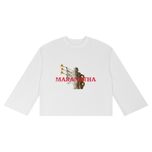 Maranatha Waffle Raw Edge Long Sleeve