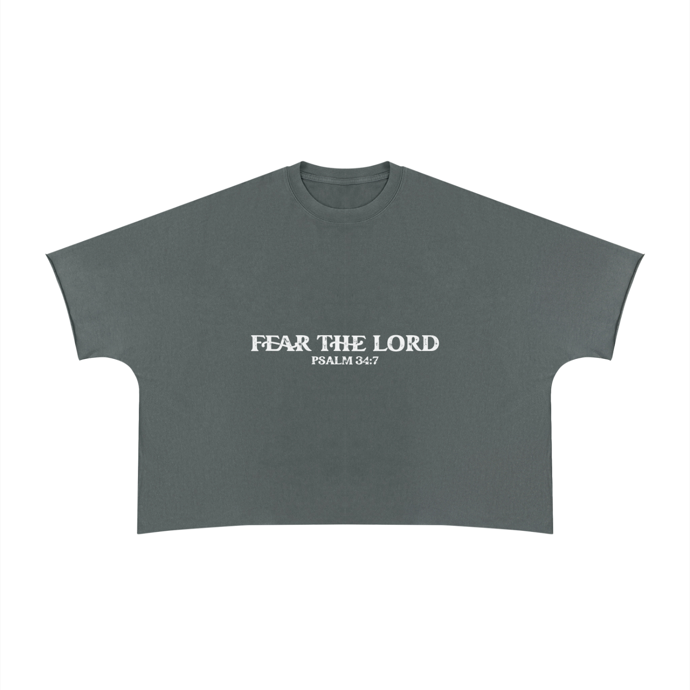 Fear the Lord Heavyweight Boxy Raw Edge T-Shirt