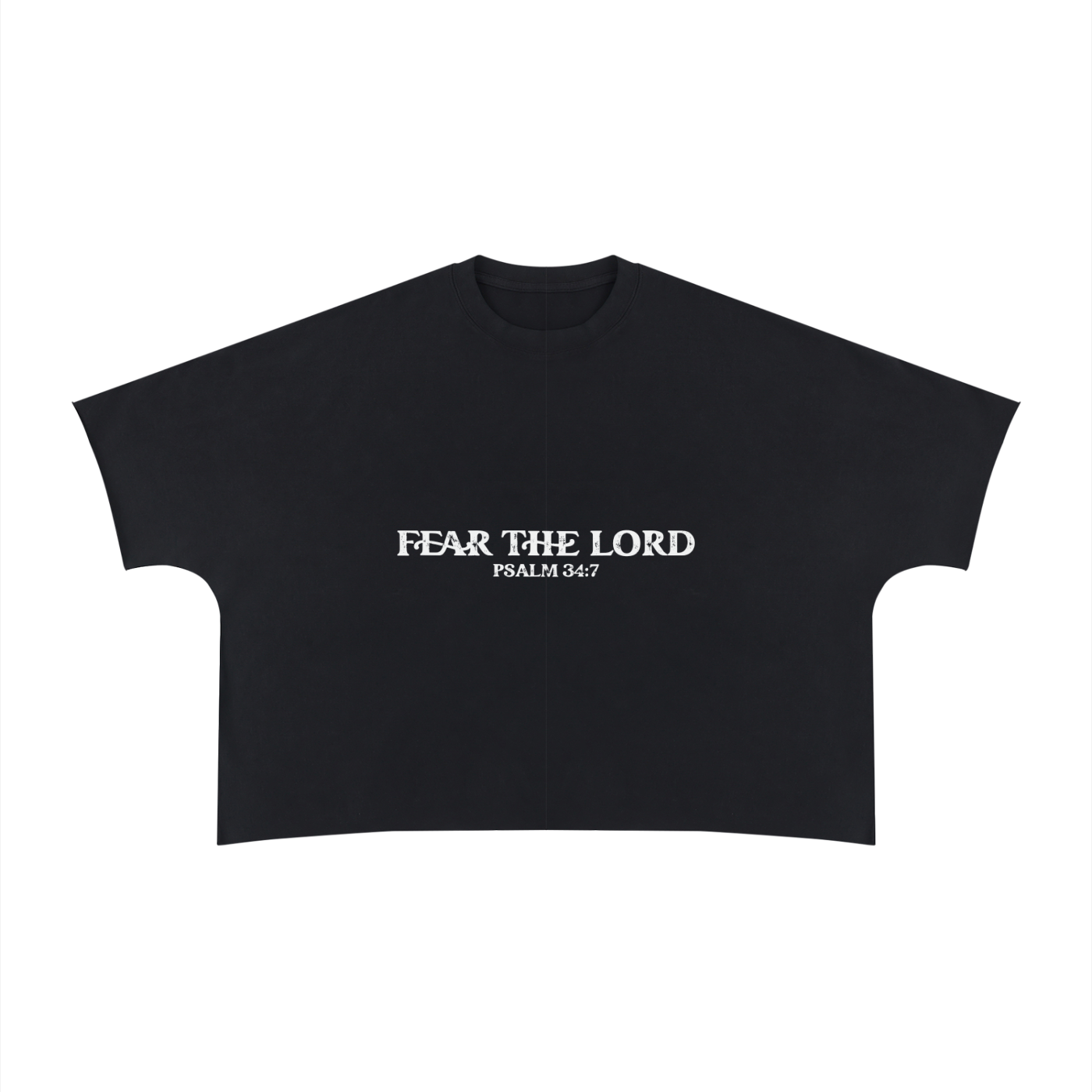 Fear the Lord Heavyweight Boxy Raw Edge T-Shirt