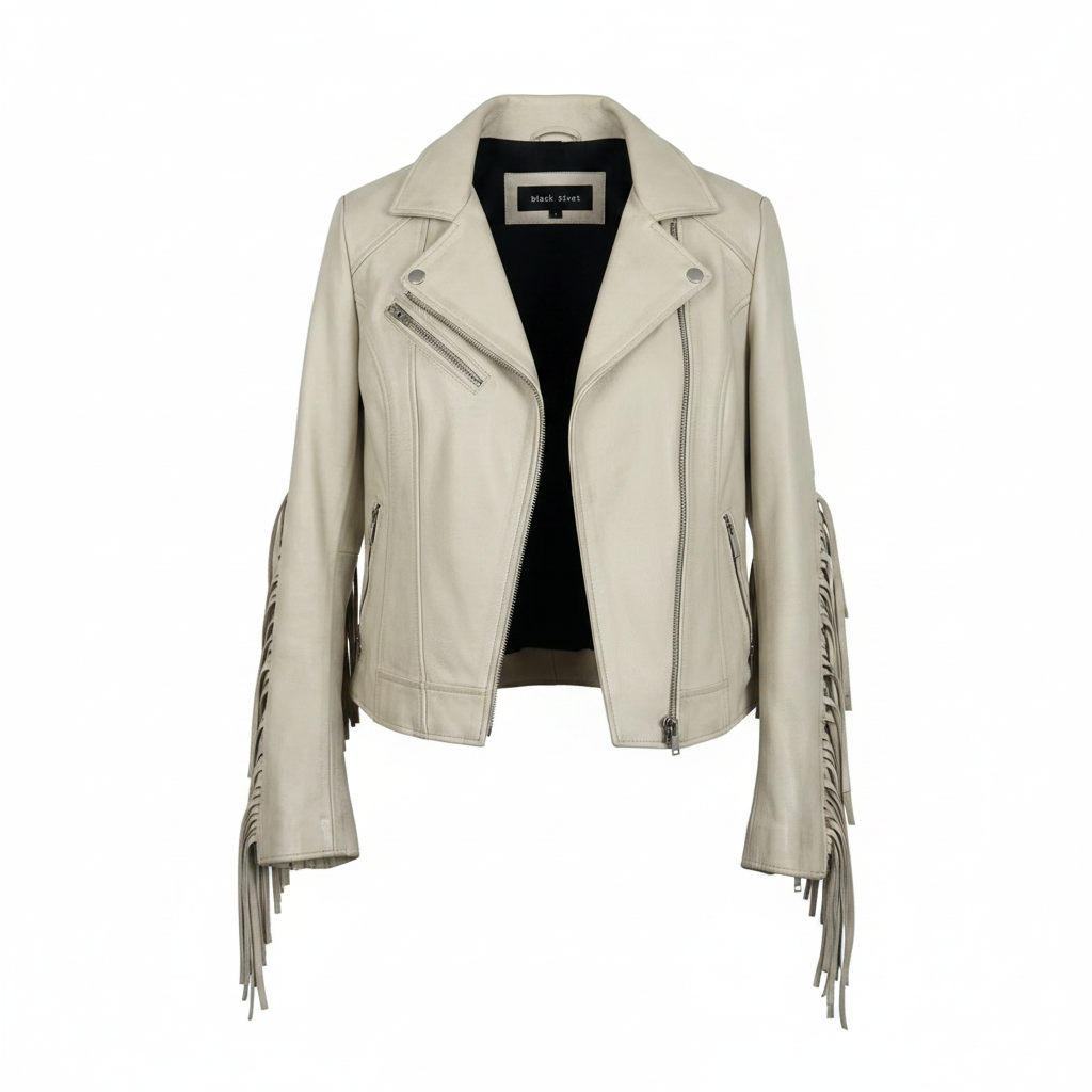 Black Rivet Leather Jacket - Professional