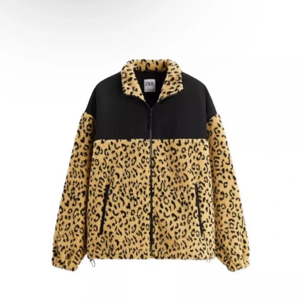Zara Men's Cheetah Jacket- NEW WITH TAGS