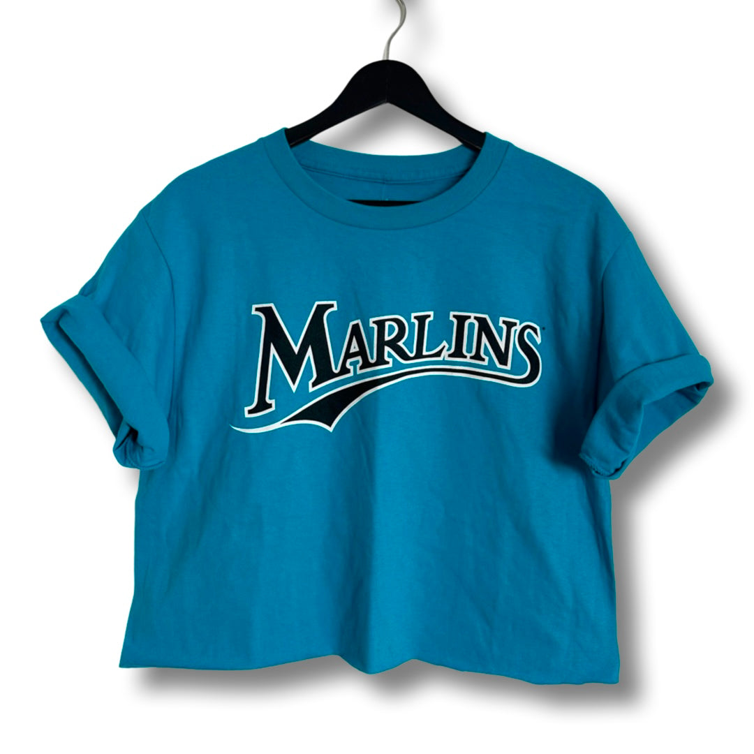 Cropped Marlins Tee
