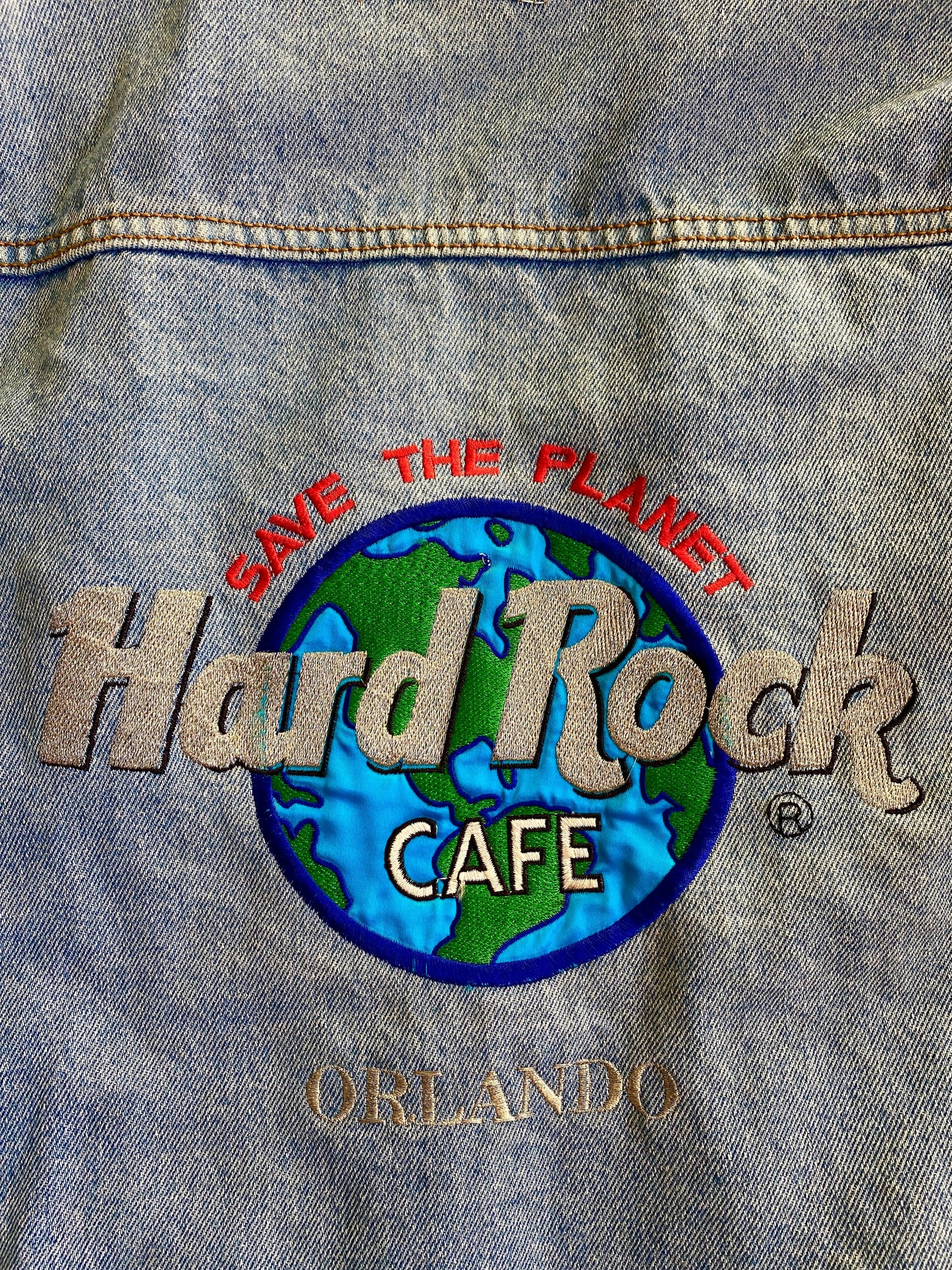 90's Hard Rock Cafe x Denim Jacket